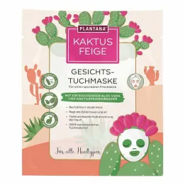 Plantana Prickly Pear Facial Sheet Mask with Aloe Vera, 1 pc