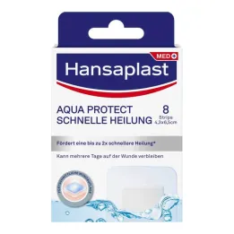 Hansaplast Aqua Protect plasters, quick healing, 8 pieces