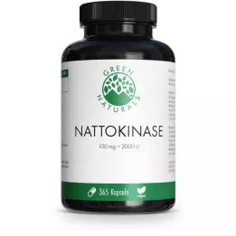 GREEN NATURALS Nattokinase 100 mg vegan capsules, 365 pcs