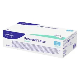 Peha-Soft Latex protect disposable examination gloves non-sterile pf S, 100 pcs