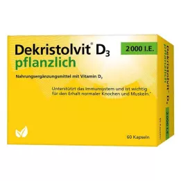 DEKRISTOLVIT D3 2000 IU vegetable capsules, 60 pcs