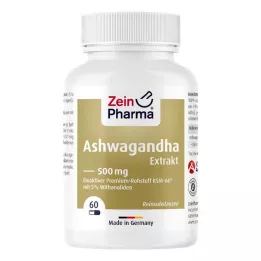ASHWAGANDHA EXTRAKT 500 mg capsules, 60 pcs