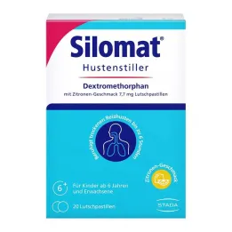Silomat cough suppressant DMP lemon lozenges, 20 pcs