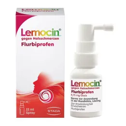 Lemocin Flurbiprofen 8.75mg / dose Spray for use in the oral cavity, 15 ml