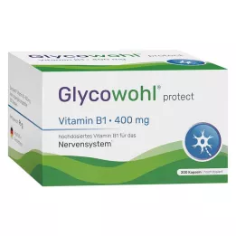 GLYCOWOHL Vitamin B1 thiamine 400 mg high-dose capsules, 200 pcs