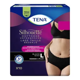 Tena Silhouette Plus L black incontinence pants, 10 pcs