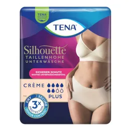 Tena Silhouette Plus M cream incontinence pants, 9 pieces