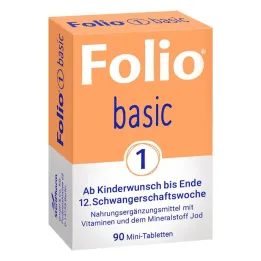 Folio 1 basic film-coated tablets, 90 pcs