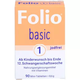 FOLIO 1 basic iodine-free film-coated tablets, 90 pcs