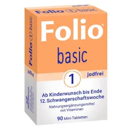 Folio 1 basic iodine-free film-coated tablets, 90 pcs