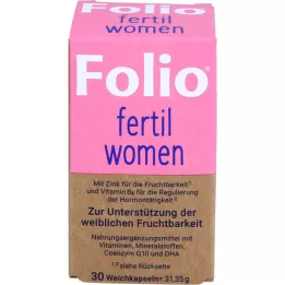 FOLIO Fertil Women kapsułki miękkie, 30 szt