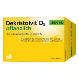 DEKRISTOLVIT D3 2000 IU vegetable capsules, 120 pcs