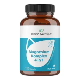 Magnesium complex 4in1 high-dose vegan capsules, 120 pieces