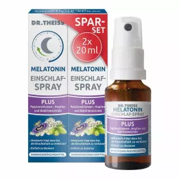 DR.THEISS Σετ μελατονίνης Sleep Spray Plus Economy, 2x20 ml