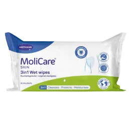 Molicare Skin 3in1 wet wipes, 30 pcs