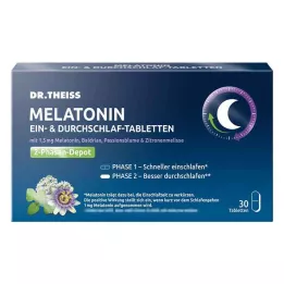 DR.THEISS Melatonin for &amp; sleep-through tablets, 30 pcs