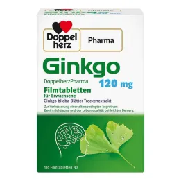 Ginkgo DoppelherzPharma 120 mg film-coated tablets, 120 pcs