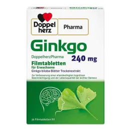 Ginkgo DoppelherzPharma 240 mg film-coated tablets, 30 pcs