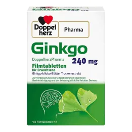 Ginkgo DoppelherzPharma 240 mg film-coated tablets, 120 pcs