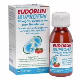 EUDORLIN Ibuprofen 40 mg/ml suspension for oral use, 100 ml