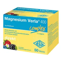 Magnesium Verla 400 Wild Berry Direct Granules, 50 pcs