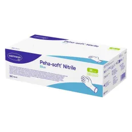 Peha-Soft nitrile blue examination gloves non-sterile pf M, 150 pieces