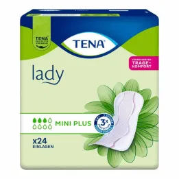 Tena® Lady mini plus incontinence pads, 24 pcs