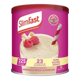 Slim Fast powder raspberry + white chocolate, 365 g