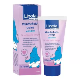 LINOLA Baby &amp; Crema protettiva per ferite sensibile per bambini, 50 ml
