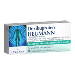 Dexibuprofen Heumann 200 mg film-coated tablets, 20 pcs
