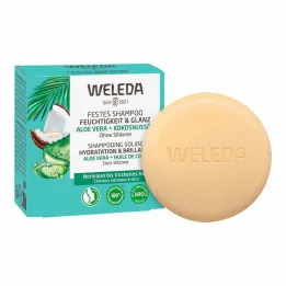 Weleda solid shampoo moisture & shine, 50 g