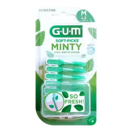 GUM Soft picks Minty medium, 40 pcs