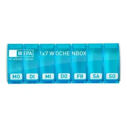 Wepa 1x7 weekly box UV-protection + turquoise, 1 pc