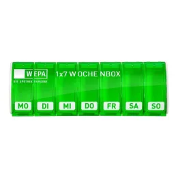 Wepa 1x7 weekly box UV-protection + green, 1 pc