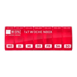 Wepa 1x7 weekly box UV-protection + pink, 1 pc