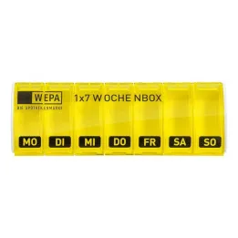 Wepa 1x7 weekly box UV-protection + yellow, 1 pc