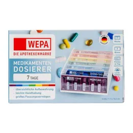 Wepa 7 day weekly magazine UV-protection + rainbow, 1 pc