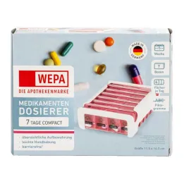 Wepa 7 days compact weekly magazine white / pink, 1 piece