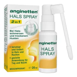 Anginette throat spray 2-in-1 adults, 20 ml