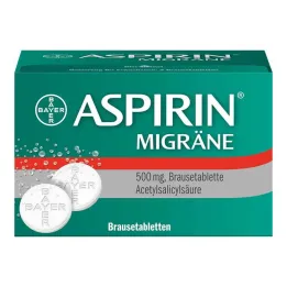 Aspirin migraine effervescent tablets, 2x10 pcs