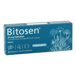 Bitosen 20 mg tablets, 20 pcs