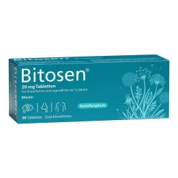 Bitosen 20 mg tablets, 50 pcs