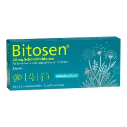 Bitosen 20 mg orodispersible tablets, 10 pcs