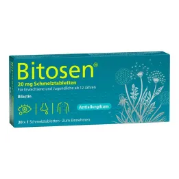 Bitosen 20 mg orodispersible tablets, 20 pcs