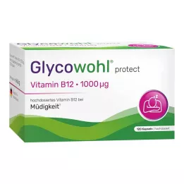 GLYCOWOHL Witamina B12 1000 µg wegańskie kapsułki wysokodawkowe, 120 sztuk
