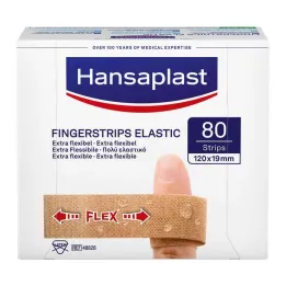 Hansaplast Elastic Finger Plaster Strips, 80 pcs