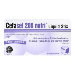 Cefasel 200 nutri Liquid Stix, 8 pcs
