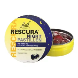 Bach flowers original Rescura Night pastilles blackcurrant, 50 g