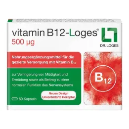 Vitamin B12-Loges 500 µg capsules, 60 pcs