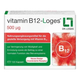 Vitamin B12-Loges 500 µg capsules, 120 pieces